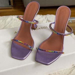 Amina Mauddi purple Gilda heels